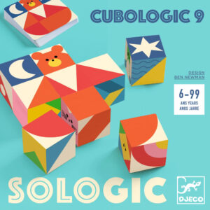 Djeco Sologic: Cubologic 9: stolová hra- hlavolam