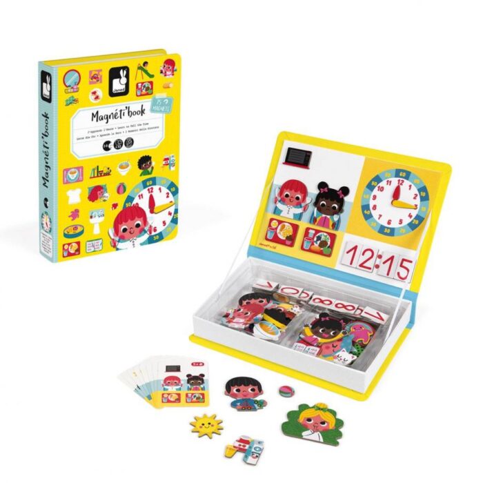 J02724_Magneticka_skladacka_Hodiny_Magnetibook_Janod_v_tvare_knihy_2.jpg