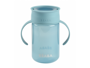Béaba Hrnček trénovací 360° Blue 340 ml 12m+