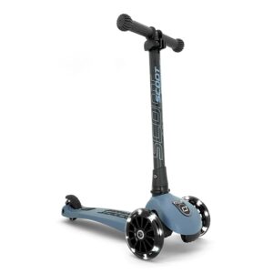 Scoot & Ride Detská kolobežka Highwaykick 3 LED steel