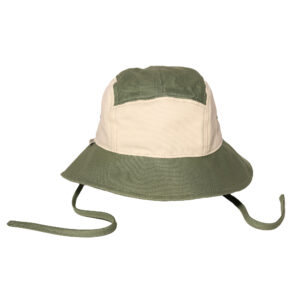 KiETLA klobúčik s UV ochranou 1-2 roky, natural-green