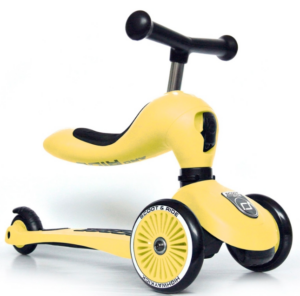 Scoot & Ride Odrážadlo kolobežka 2v1 Highwaykick 1 lemon