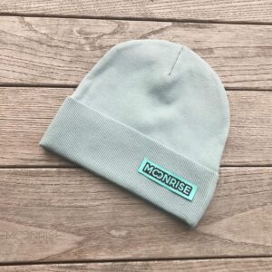Moonrise Rebrovaná čiapka organic - mint, veľkosť 1