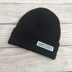 Moonrise Rebrovaná čiapka organic - black, veľkosť 2