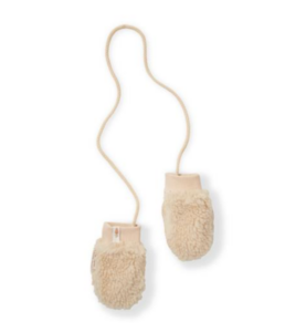 Little Dutch Teddy rukavice Sand - 0-3 mesiace