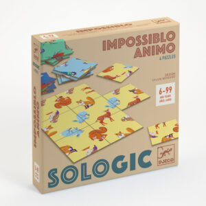 Djeco Sologic: Zvieratká (Hlavolam Impossiblo - takmer nemožné vyriešiť)